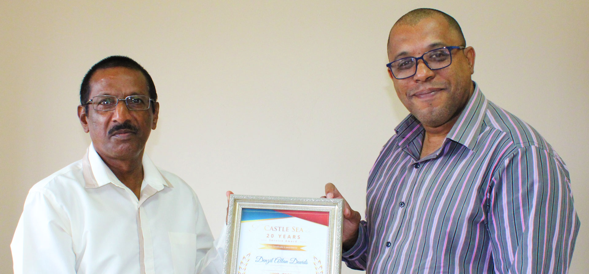 20 Years Service Award